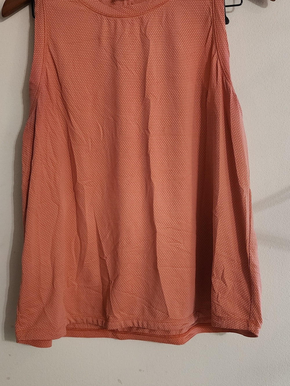 CALIA by Carrie Underwood Peach Textured Athletic Tank Top Size L